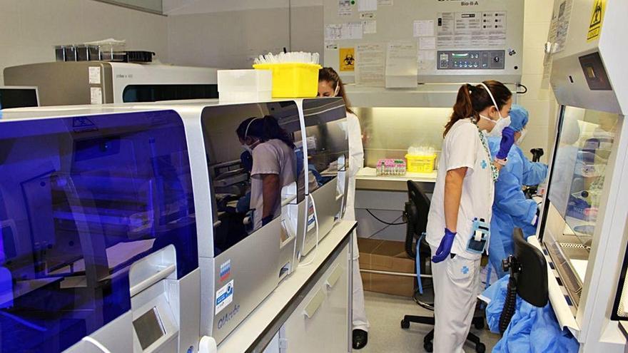 El laboratori de l&#039;hospital Joan XXIII de Tarragona.