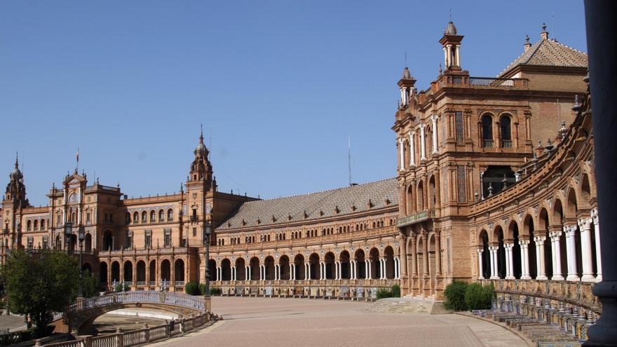 Touristenattraktion in Spanien: Konservative wollen Eintritt für die berühmte Plaza de España in Sevilla verlangen