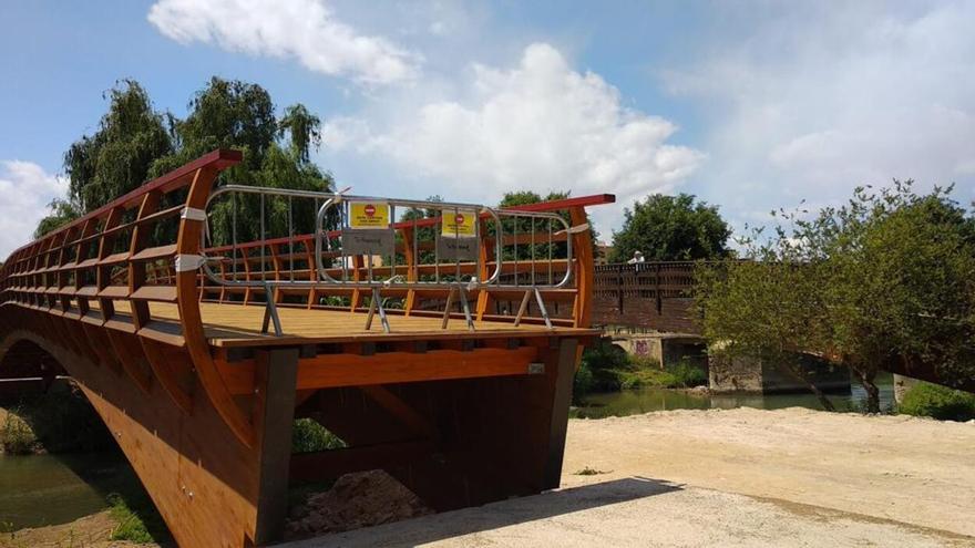 La nueva pasarela para el Parque Fluvial en Quart