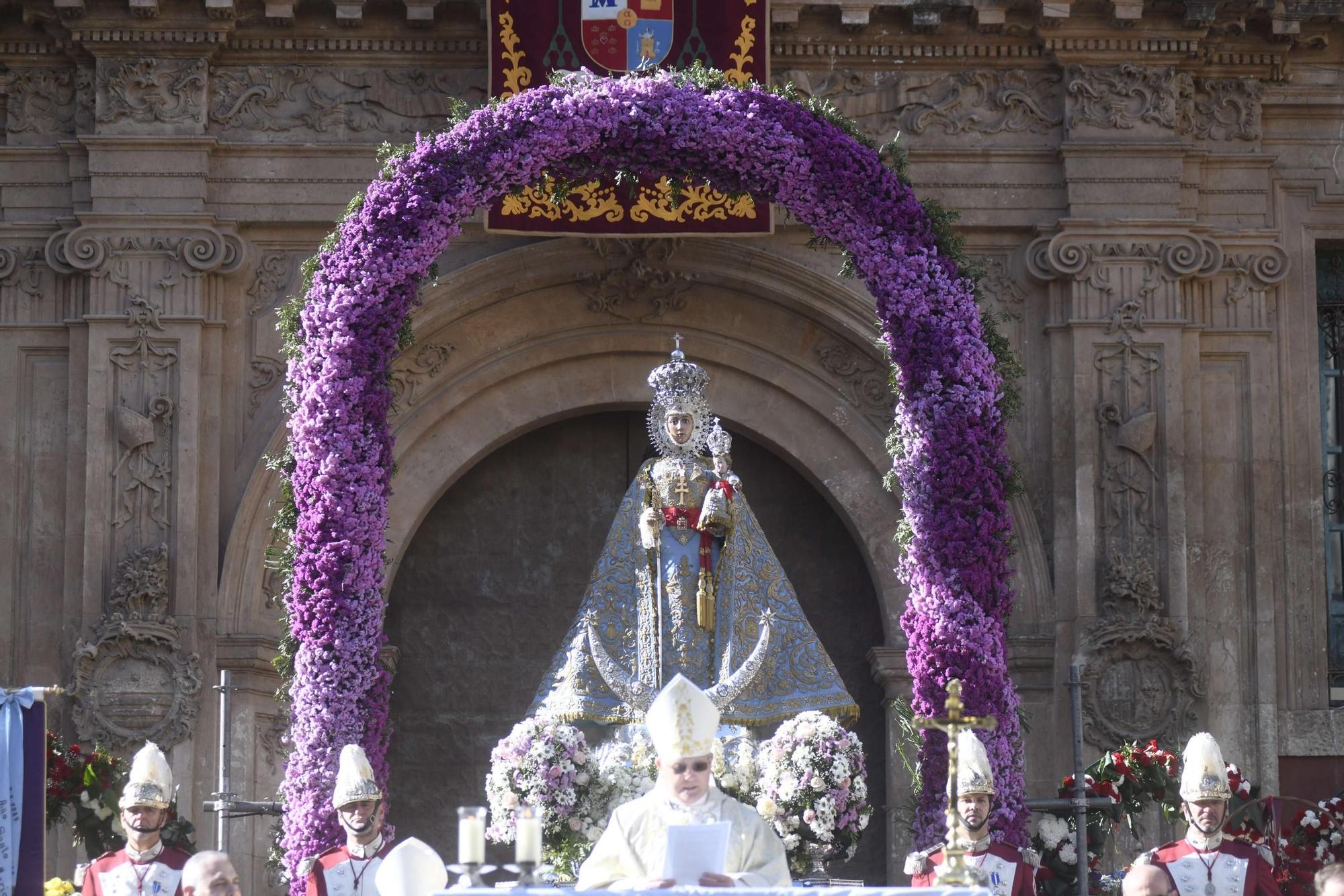 Misa huertana y procesión con la Virgen de la Fuensanta en el Bando de la Huerta