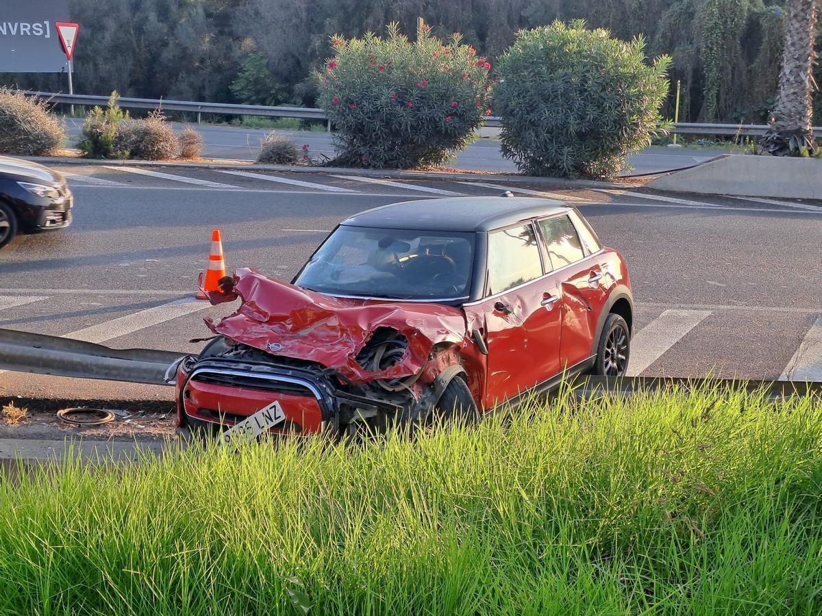 Estas son todas las fotos del accidente de tráfico cerca de Sant Rafel