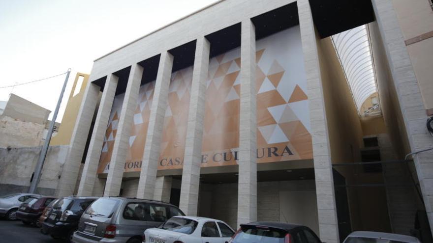 Fachada del Auditorio Municipal de Sax