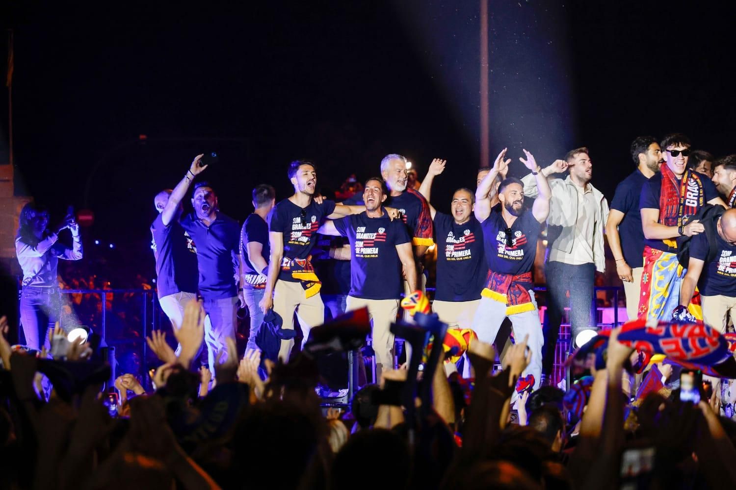 La celebración del ascenso del Levante UD, en imágenes