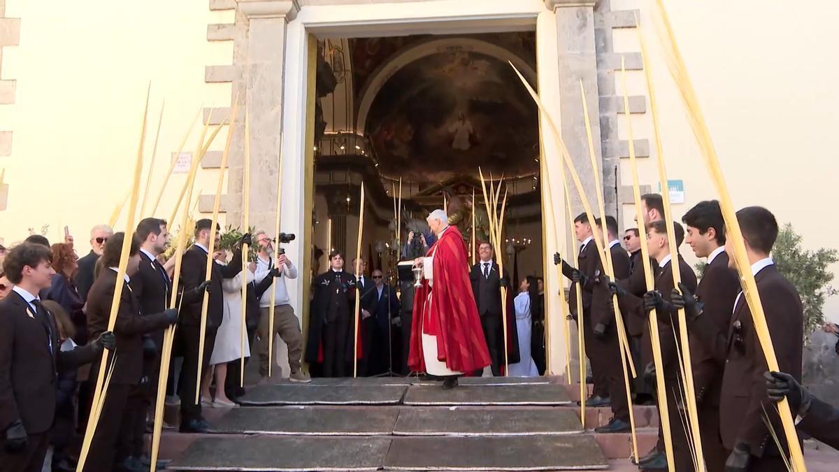 Celebración del Domingo de Ramos en Sagunt tras el polémico veto a las mujeres