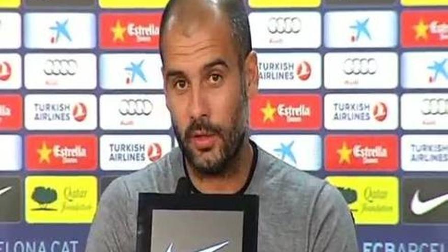 Guardiola alaba a Emery