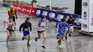 Ángela González y Pablo Bocelo ganan la Leyma 5K