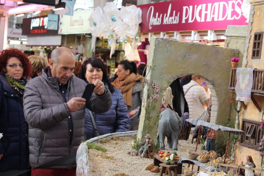 Así es el Belén del Mercado Central