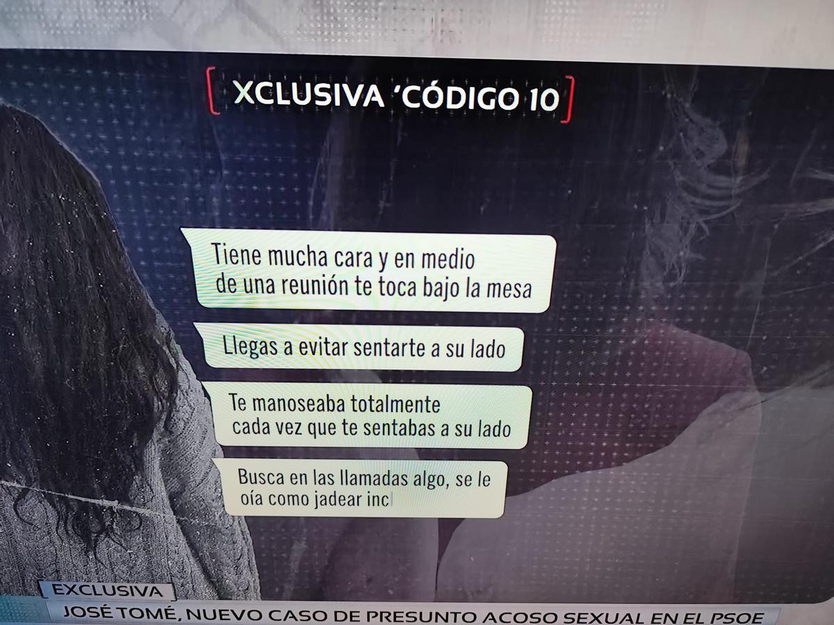 Extractos de la denuncia revelada por el programa «Código 10».