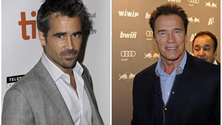 Los actores, Collin Farrel y Arnold Schwarzenegger