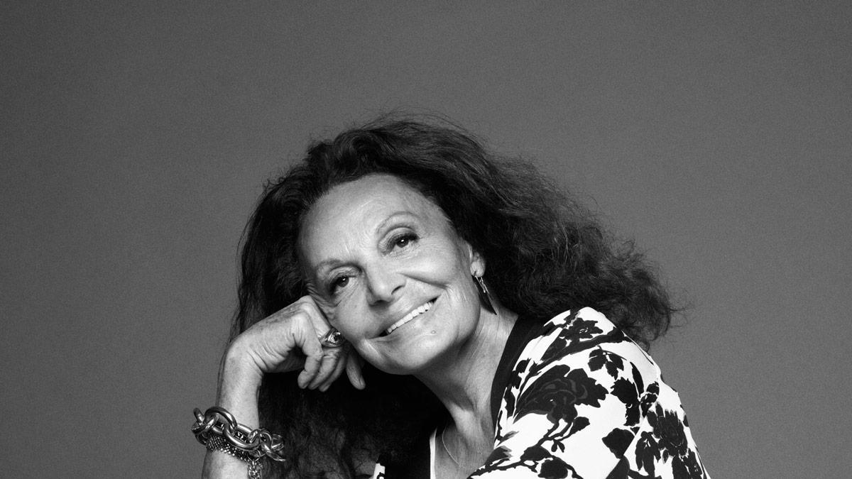 La diseñadora Diane von Furstenberg, retratada para su colaboración con H&amp;M Home