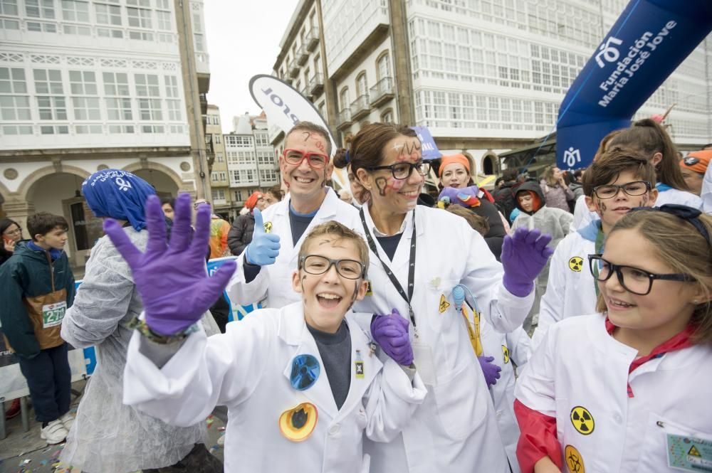 Más de 9.000 personas participan en la sexta Carrera ENKI en A Coruña.