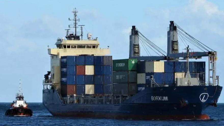El polémico carguero Borkum que lleva armas a Israel pasó por Las Palmas de Gran Canaria
