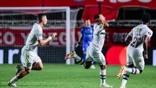 Agresivo empate entre Argentinos y Fluminense y victoria de River Plate