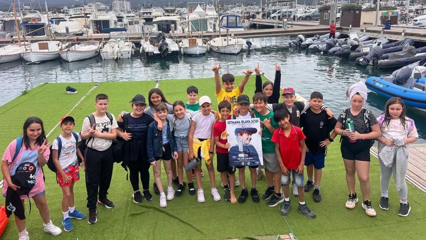 Varios de los grupos que han participado estos días en la ‘Setmana Blava’ de Es Nàutic’. |