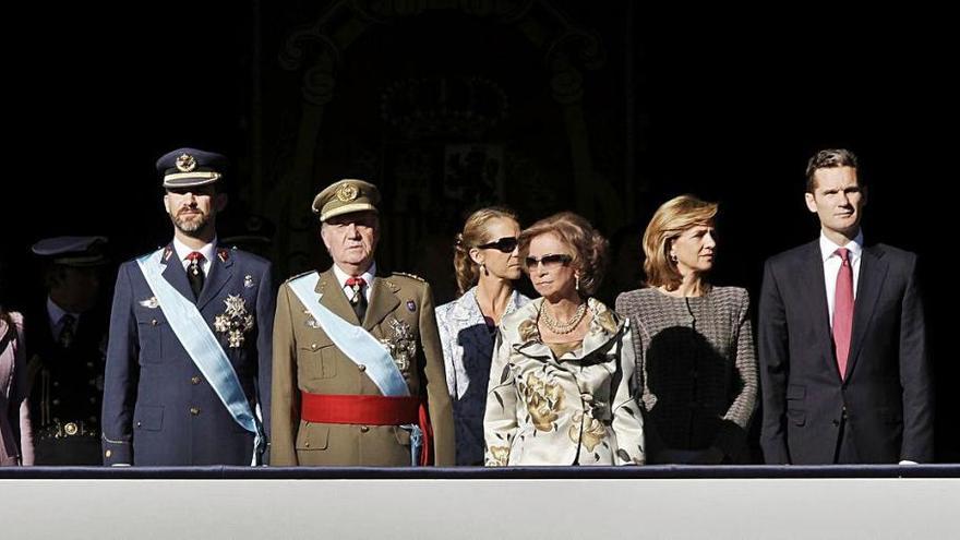 La familia real española.