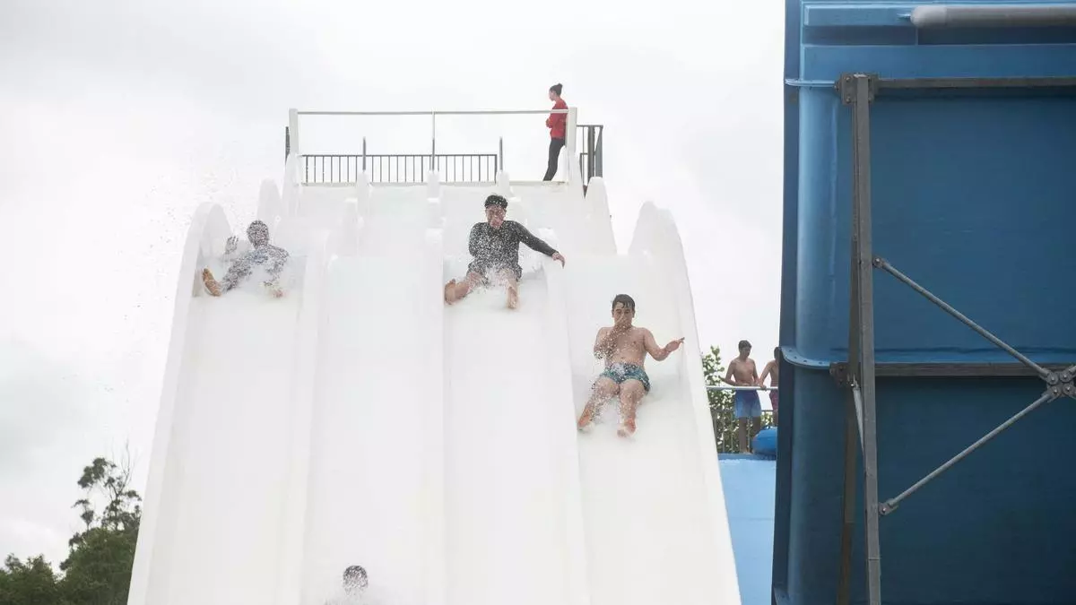 El Aquapark de Cerceda vive su mejor junio en diez años