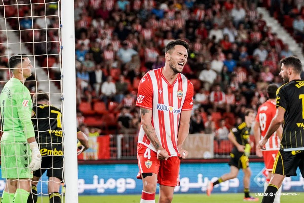 Nelson Monte, en un partido de esta temporada con el Almería.