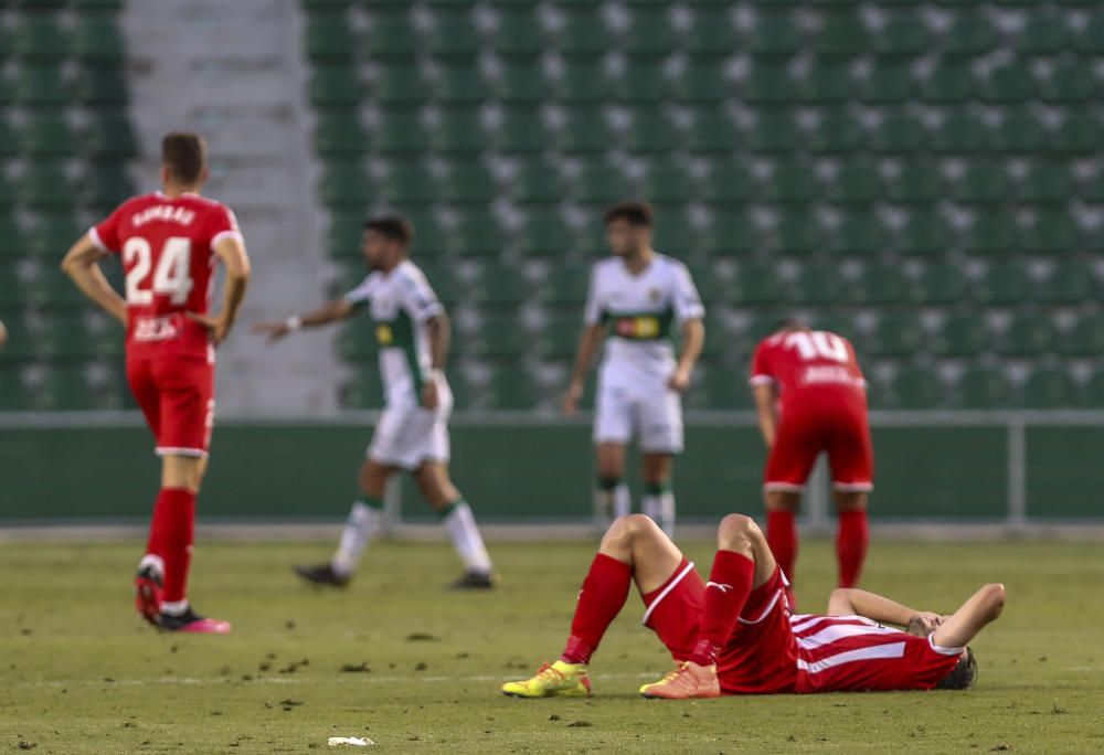 Un gol de Escriche, tras una espectacular galopada de Josan, permite a los franjiverdes sumar la primera victoria tras el parón y situarse de nuevo en puestos de «play-off»