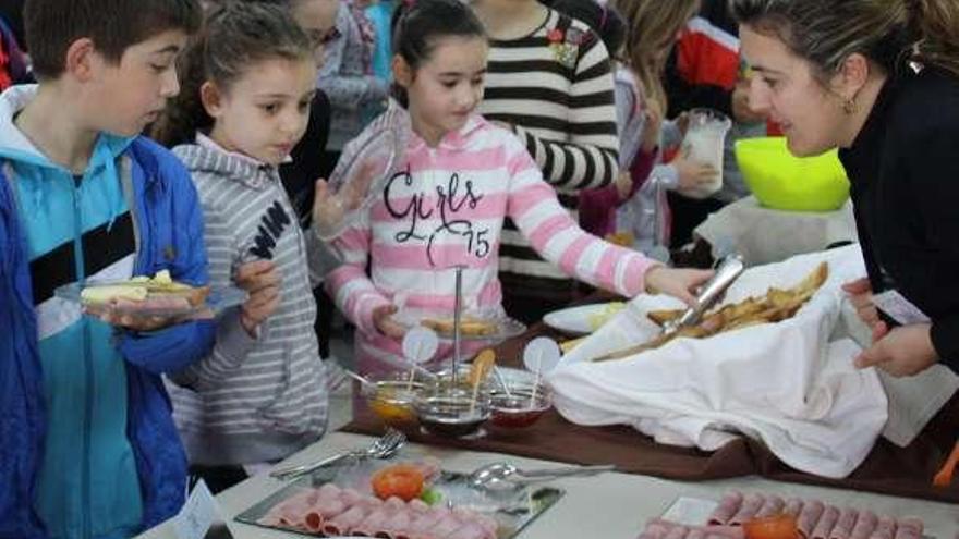 Desayunos saludables en la escuela comarcal de hostelería.