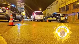 'Pillada' en Onda: La policía sorprende a un conductor sin carnet al hacer una maniobra prohibida