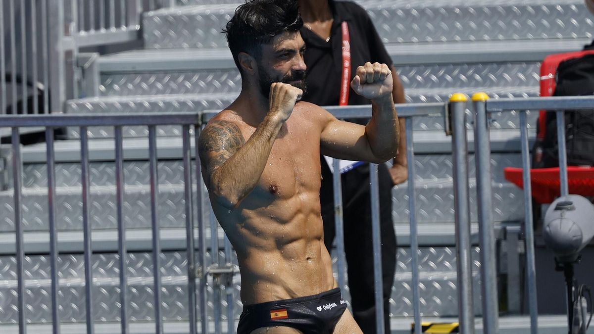 El español Carlos Gimeno celebra en Singapur.
