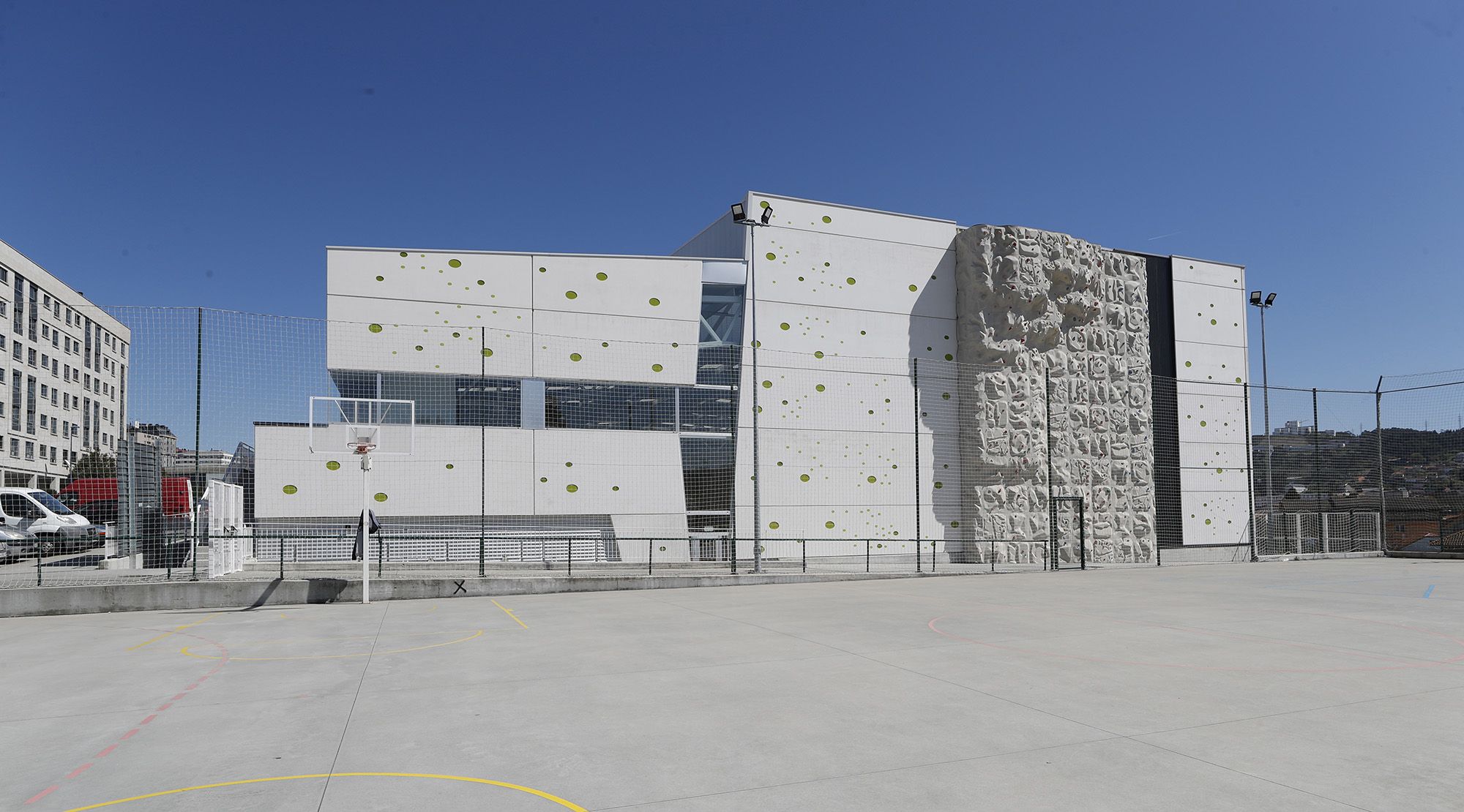Vigo estrenará nuevo pabellón en Quirós con dos rocódromos y gimnasio