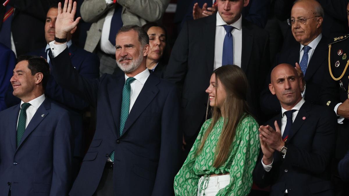 La infanta Sofía en la final de la Copa del Rey