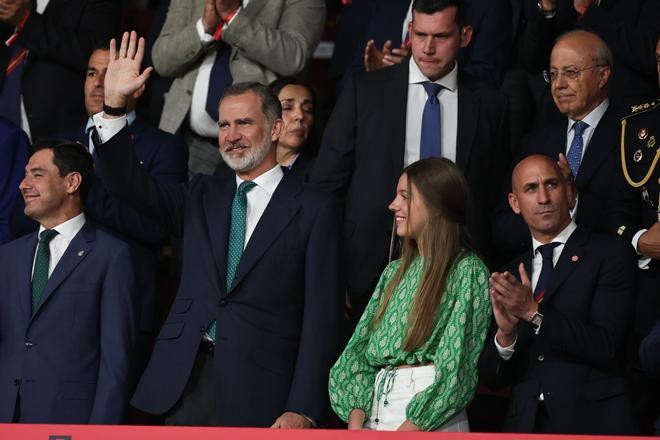 La infanta Sofía en la final de la Copa del Rey