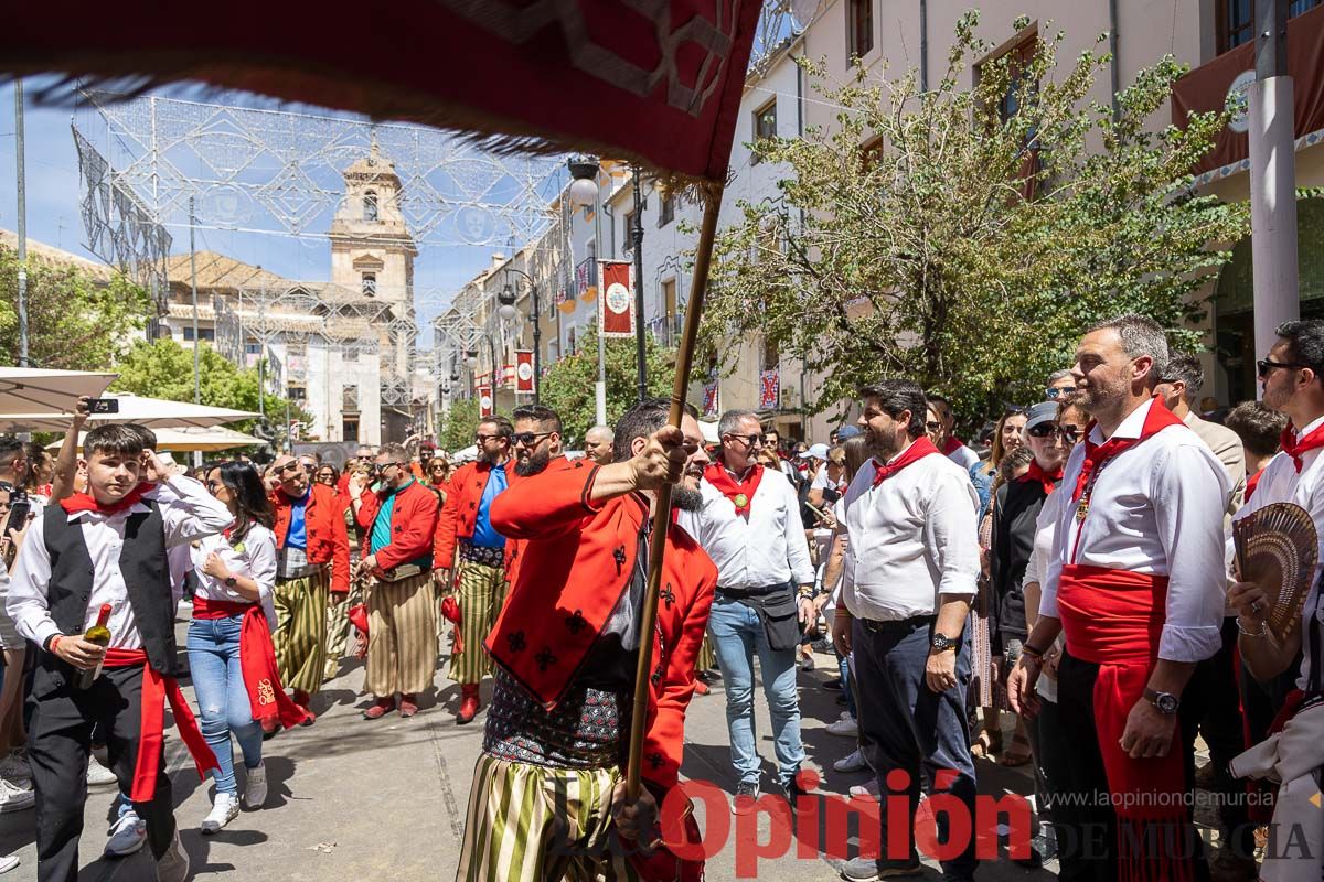 Moros y Cristianos en la mañana del dos de mayo en Caravaca