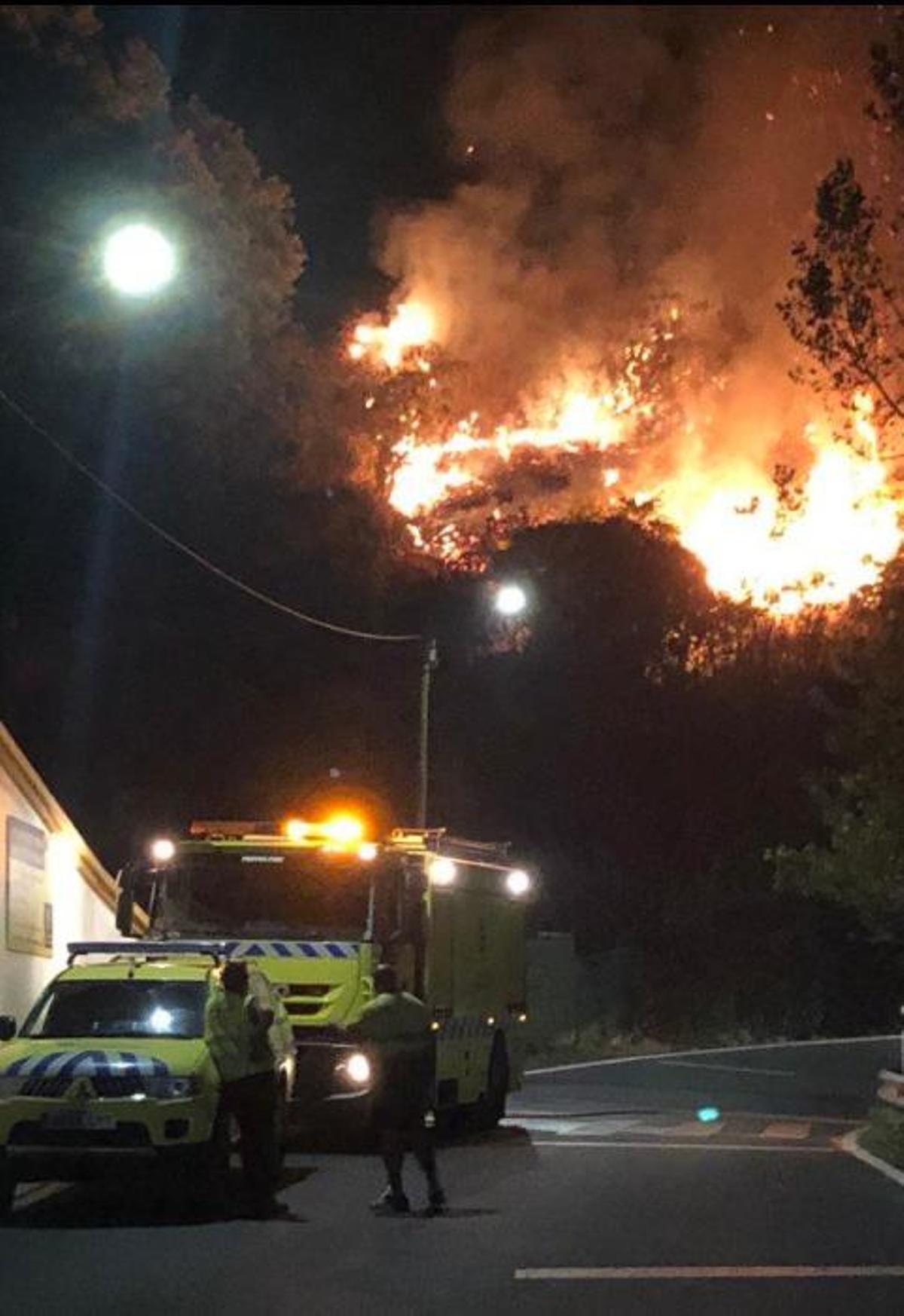 El incendio de Gran Canaria, a lunes 19 de agosto