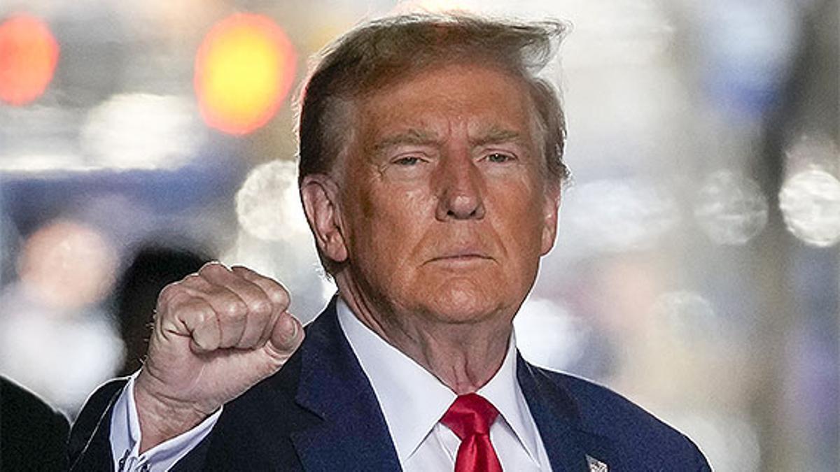 El candidato a la presidencia de los Estados Unidos, Donald Trump