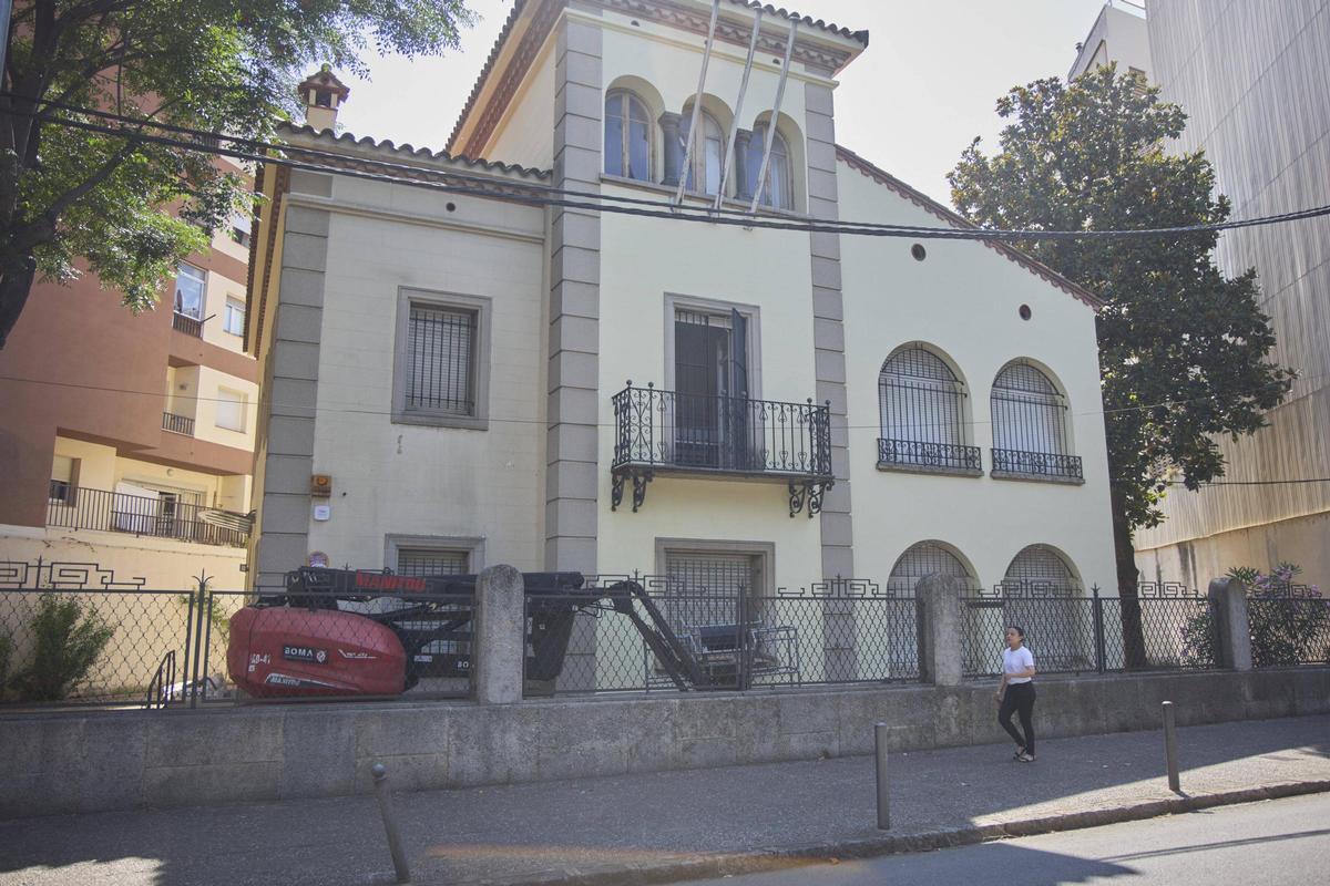 Les imatges dels treballs al Xalet de Sant Narcís