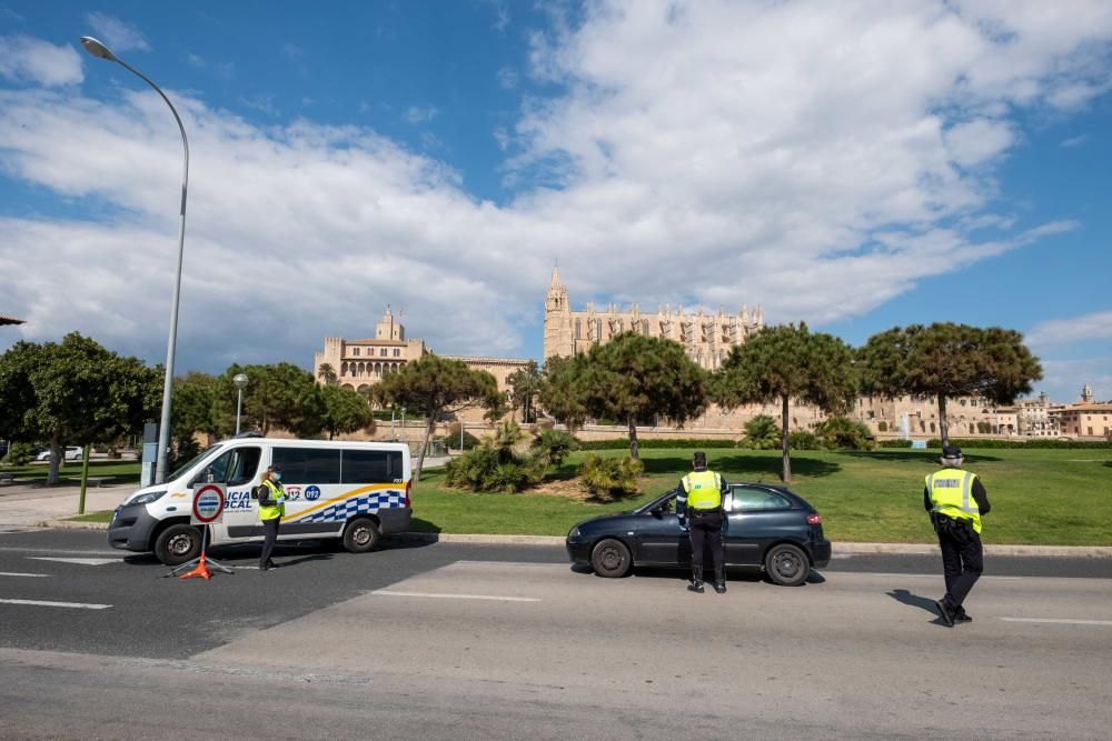 Controles en las carreteras de Mallorca