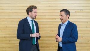 Borja Giménez Larraz y Marcos Ros Sempere, europarlamentarios del Partido Popular Europeo y de los Socialistas y Demócratas