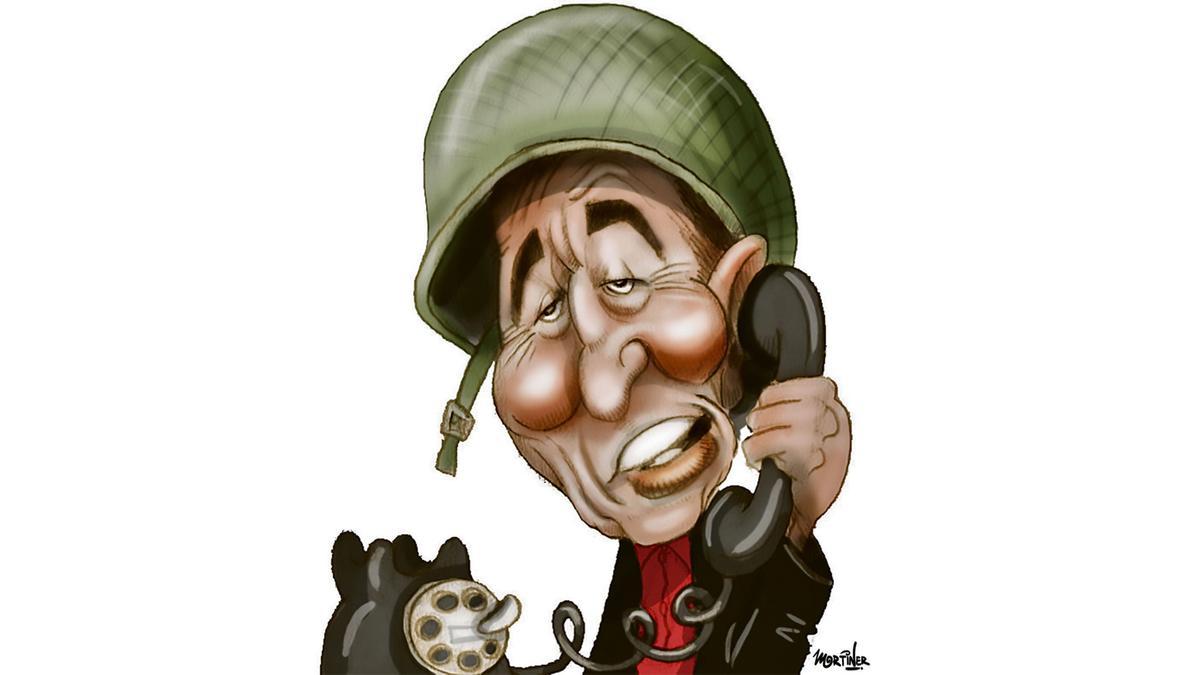gilaMiguel Gila (1919-2001) nunha caricatura de Mortiner.