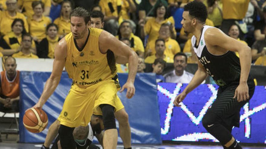 Georgios Bogris, en un partido de esta temporada con el Iberostar Tenerife