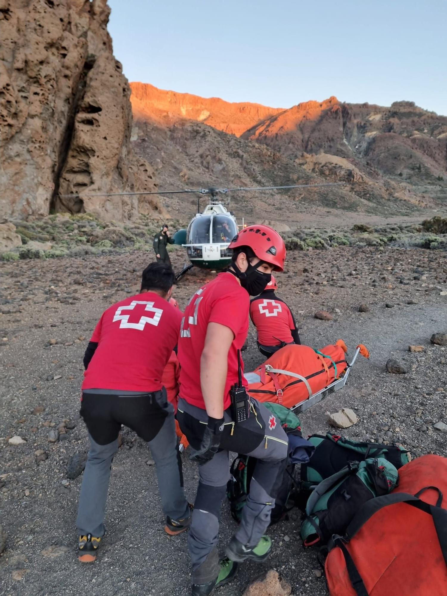 Mueren dos personas en una zona de escalada del Parque Nacional del Teide