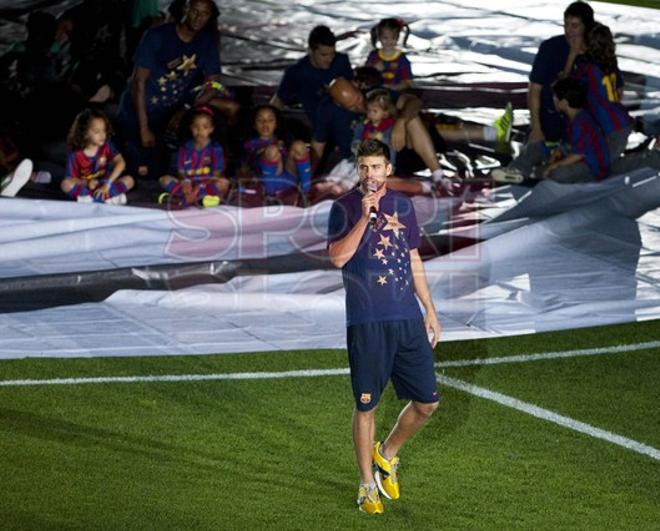 El Camp Nou acogió la fiesta de la Liga