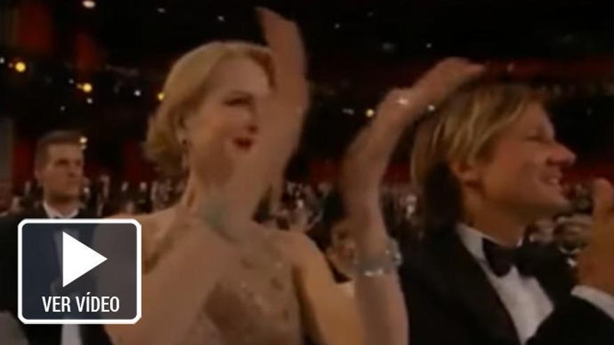 Nicole Kidman durante los Oscars 2017