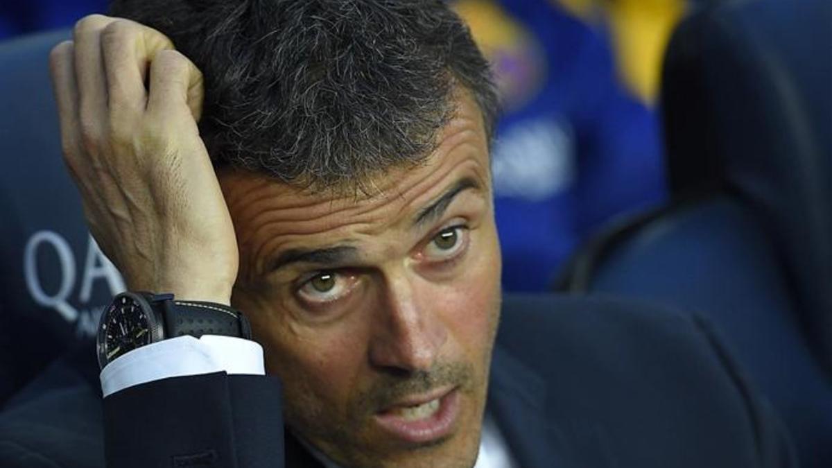 Luis Enrique se mostró más que satisfecho con el esfuerzo de sus jugadores