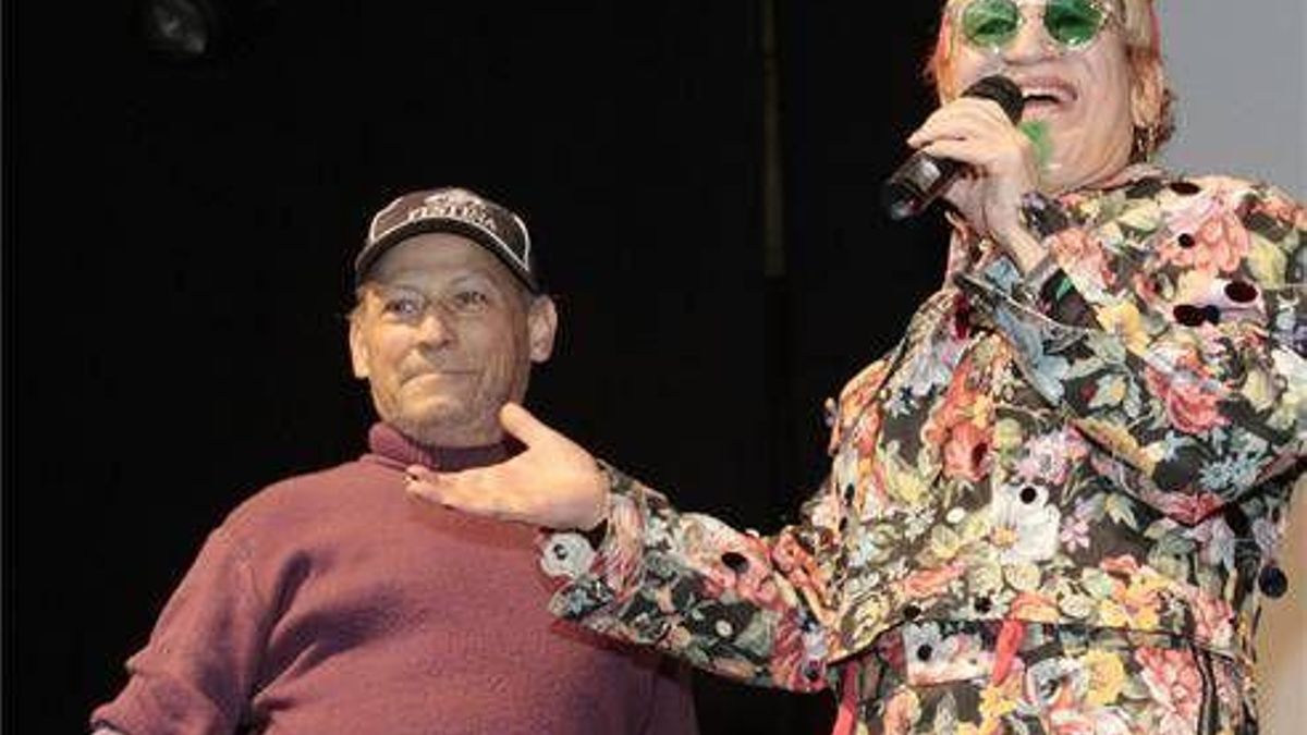 Eusebio con Paco Clavel.