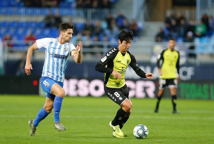 El CD Tenerife no pudo ganar a un sólido Málaga CF en casa