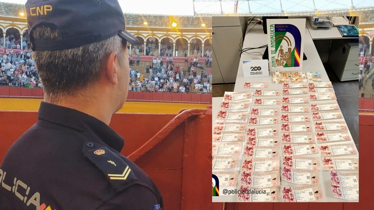 La Policía incauta 54 entradas en la reventa de los toros de Sevilla en plena temporada de "no hay billetes"