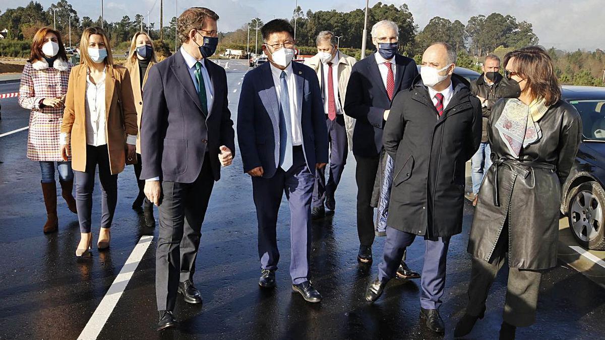 Acto inaugural de las obras de la planta de la conservera Albo en la Plisan en 2021