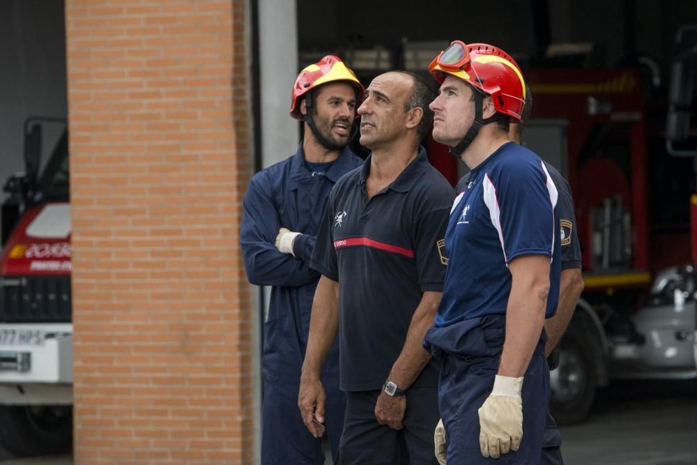 Nuevos bomberos de Oviedo