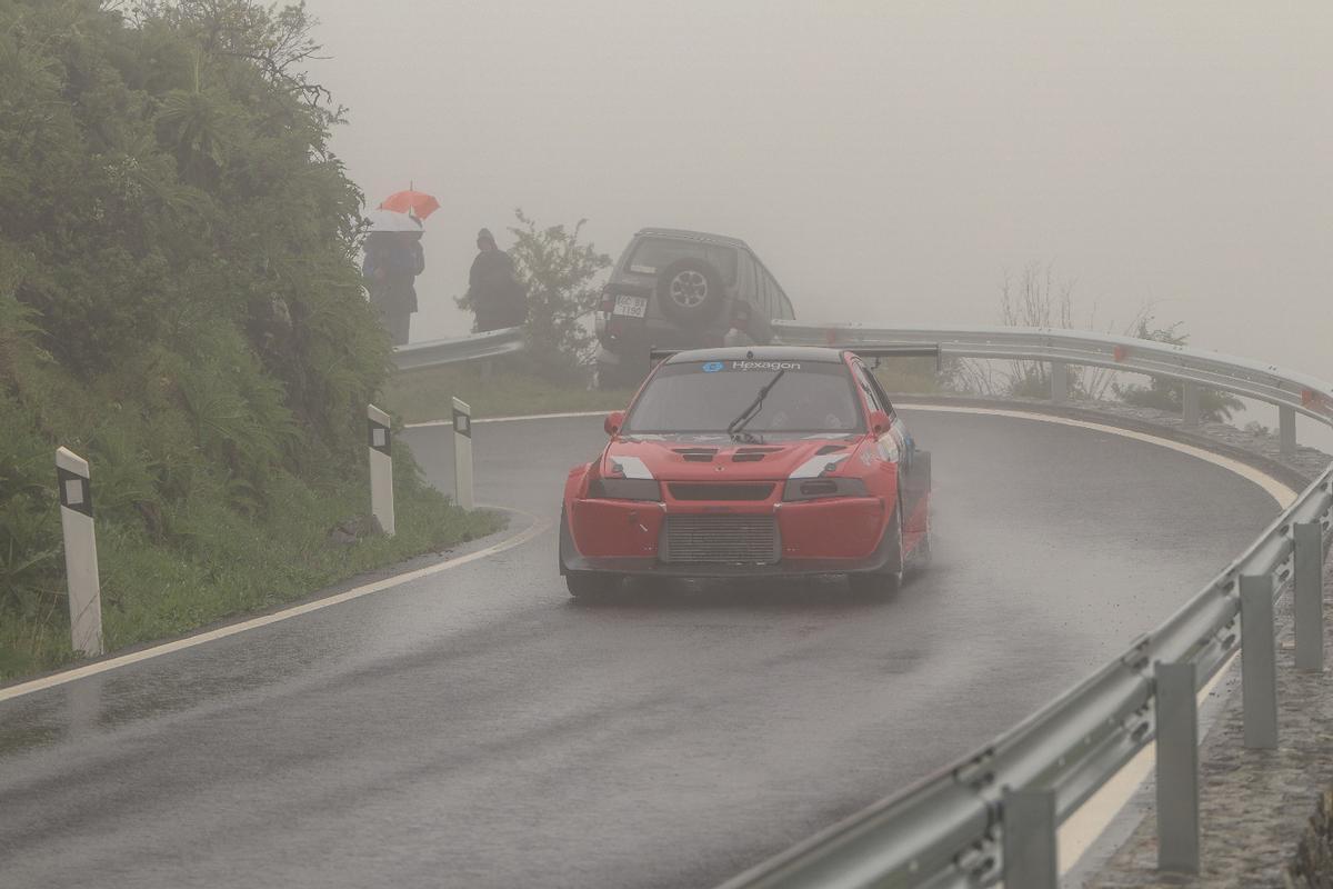 Miguel Cabral en un tramo de la Subida a Juncalillo.