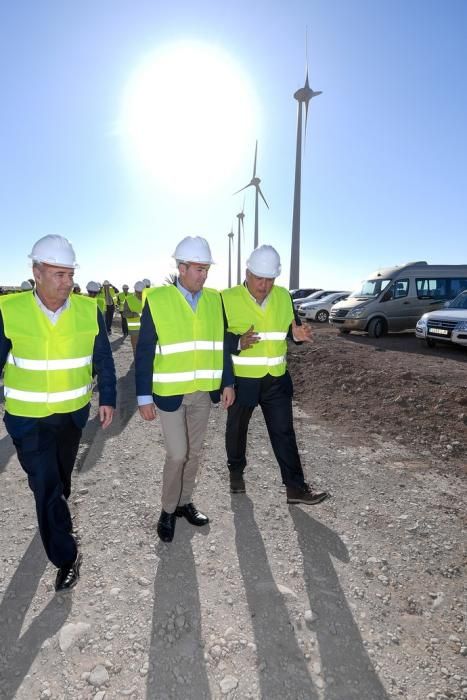 INAGURACION DEL MAYOR PARQUE EOLICO DE CANARIAS