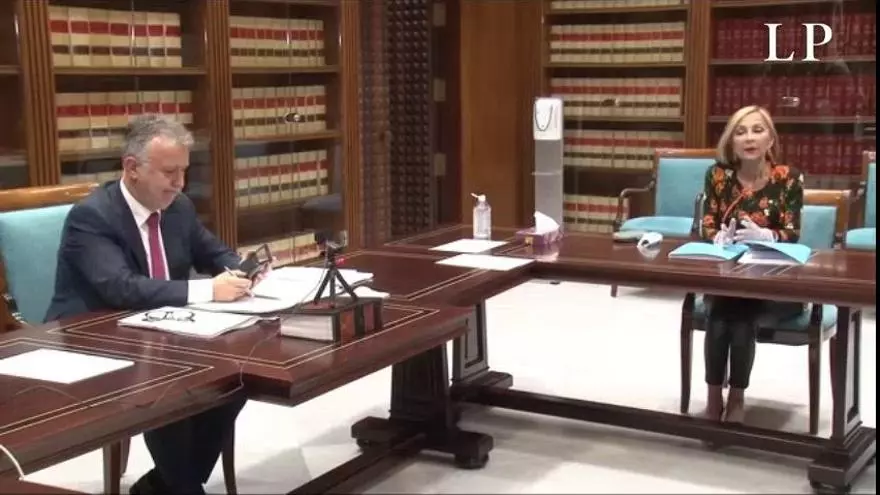 Coronavirus en Canarias| Torres se reúne con el grupo parlamentario PP