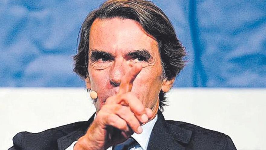 José María Aznar llama a la sublevación de las derechas