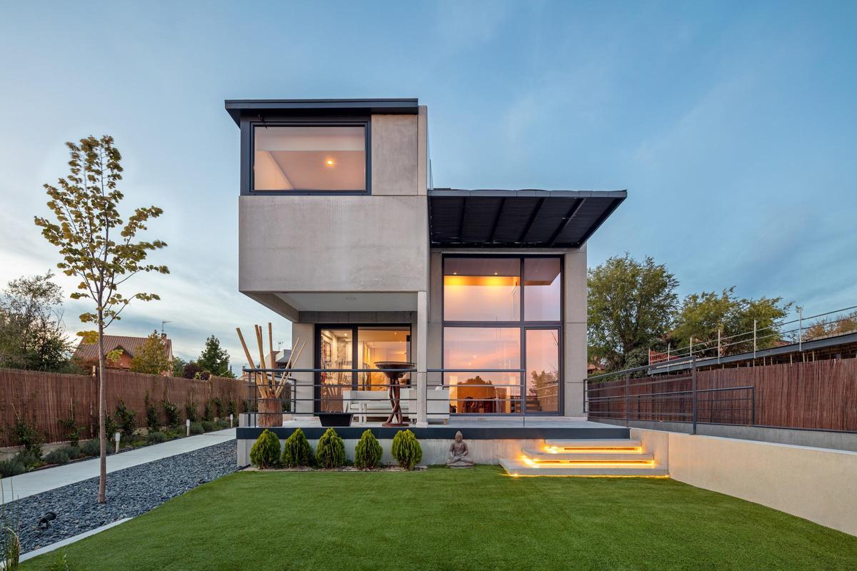 Una de las casas diseñadas por Modular Home.